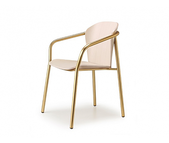 Finn A metal wood chair